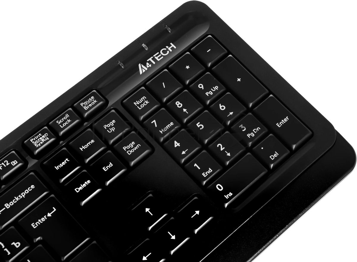 Комплект клавиатура+мышь A4Tech FStyler FG1012 беспроводной, USB, 1200 DPI, черный