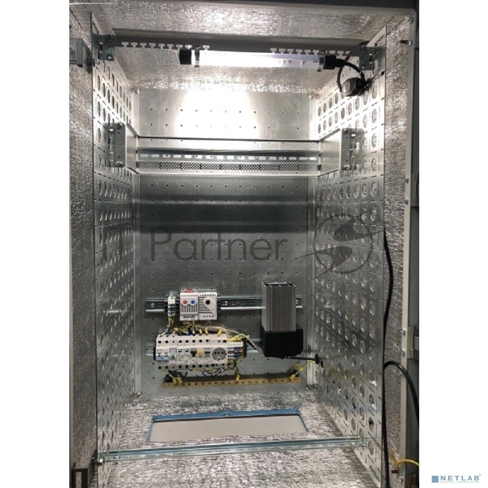 Шкаф уличный всепогодный укомплектованный настенный ЦМО ШТВ-Н, IP55, 12U, корпус: сталь, 600х600х330 мм (ВхШхГ), серый