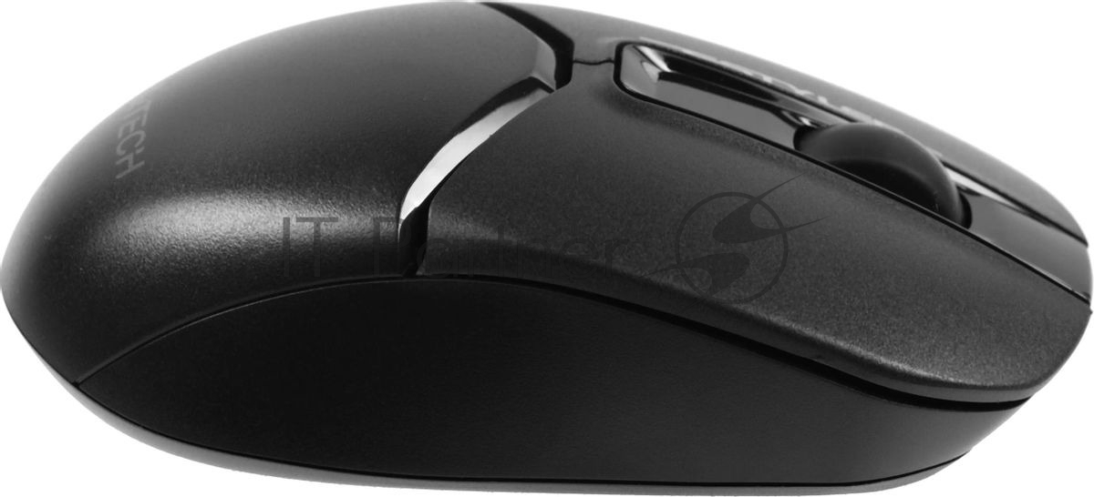 Мышь беспроводная A4Tech Fstyler FB12 черный, 1200 dpi, USB, Bluetooth / радиоканал, кнопки - 3