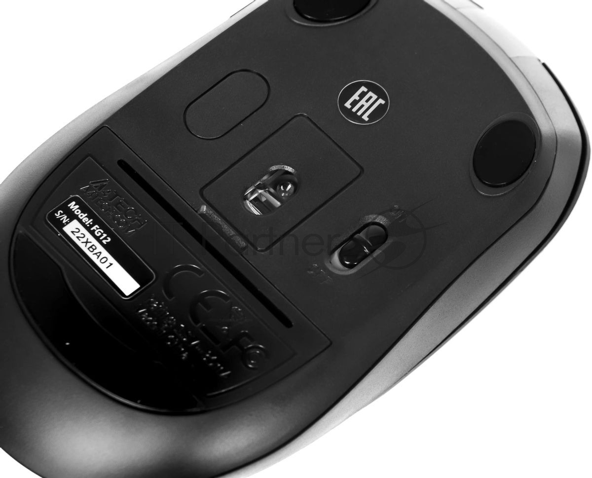 Комплект клавиатура+мышь A4Tech FStyler FG1012 беспроводной, USB, 1200 DPI, черный