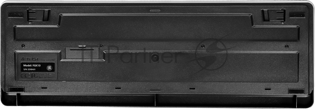 Комплект клавиатура+мышь A4Tech FStyler FG1012 беспроводной, USB, 1200 DPI, черный