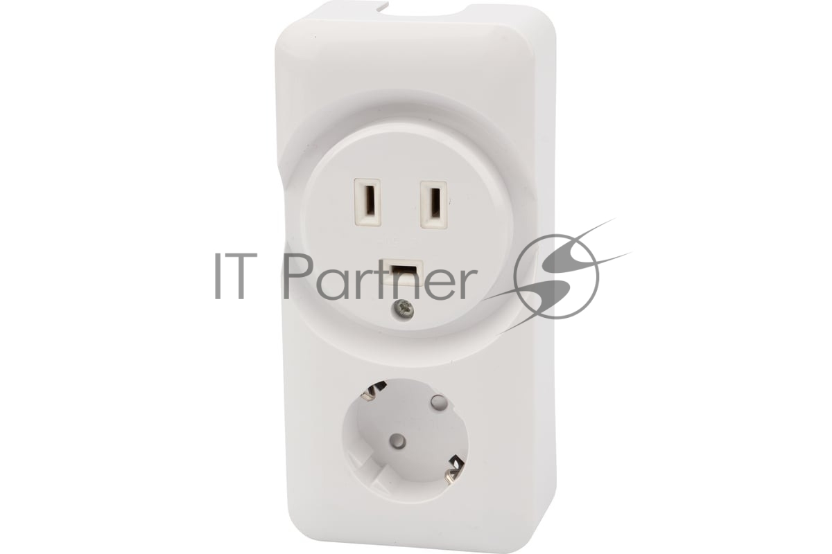 Розетка РШ/Евро Rexant двойная для электрической плиты 32 А/16 A, 250 В, 2Р+РЕ (ОУ) белая