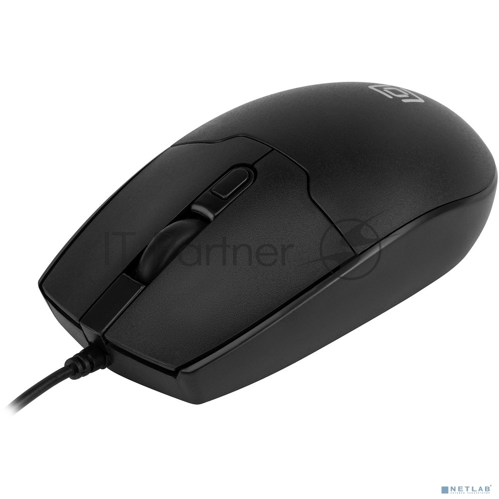 Мышь проводная Oklick 147M V2 черный, 2000 dpi, USB, кнопки - 4
