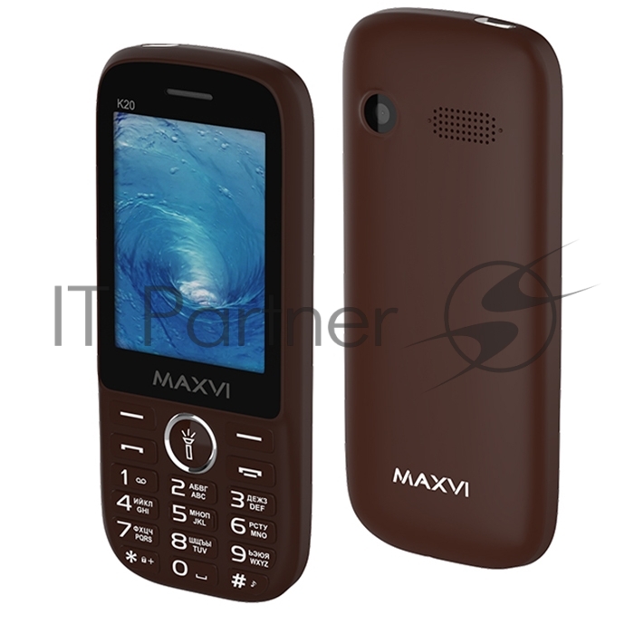 MAXVI <K20 coffee> (QuadBand, 2.8" 320x240, GSM+BT, microSD, 1.3Mpx, 150г)
