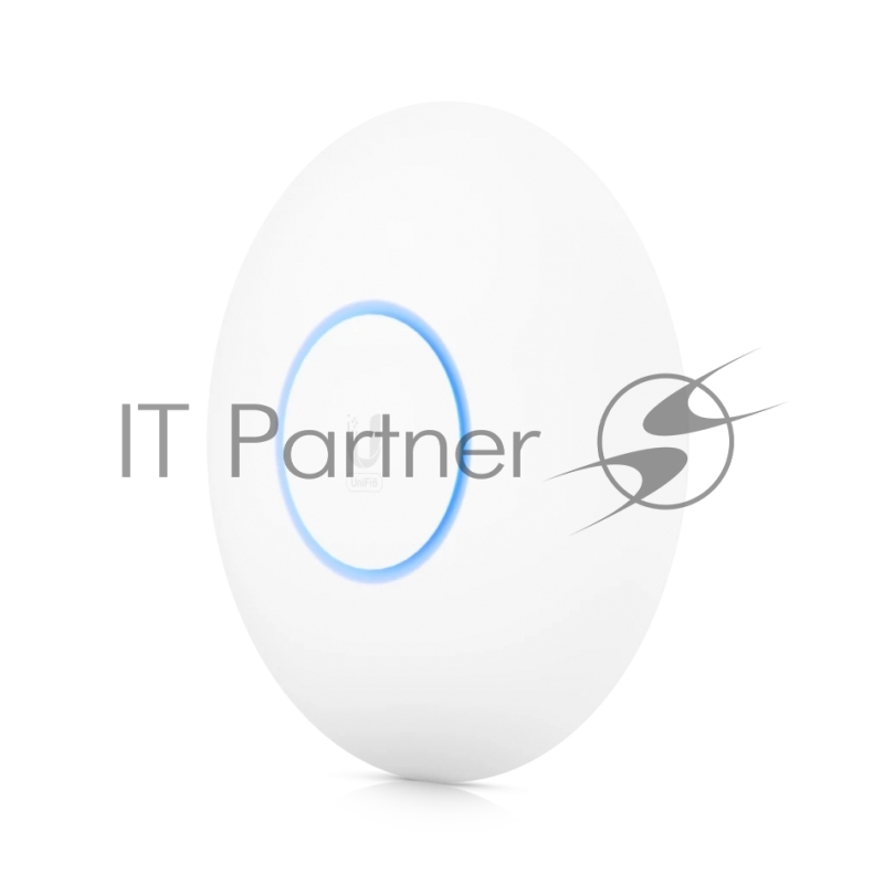 Точка доступа Ubiquiti UniFi 6 AP Pro U6-Pro 2.4+5 ГГц, Wi-Fi 6, 4х4 MU-MIMO, 802.3at, 1х 1G RJ45