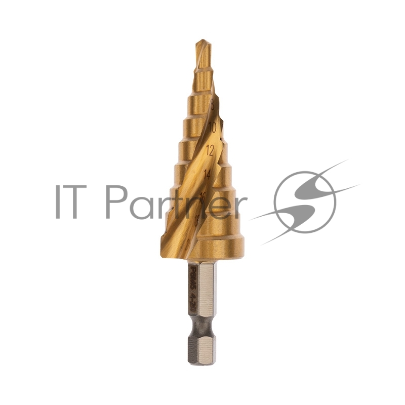Сверло Kranz KR-12-6611, ступенчатое, 4-20мм, TiN