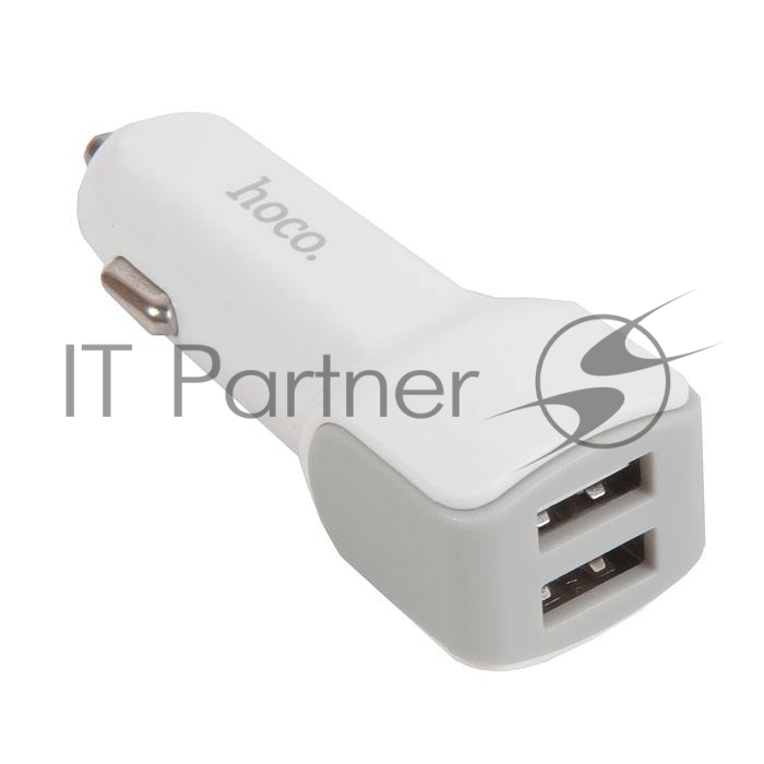 Авто ЗУ/HOCO HC-78005 Z23/2 USB/Выход: 12W/белый