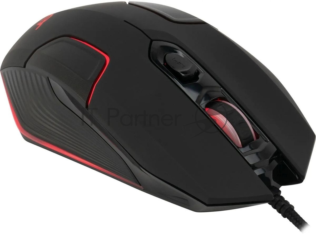 Мышь проводная Acer OMW170 черный, 3200 dpi, USB, кнопки - 6