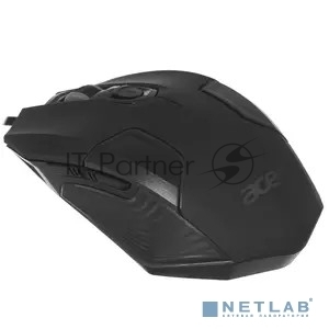 Мышь проводная Acer OMW170 черный, 3200 dpi, USB, кнопки - 6