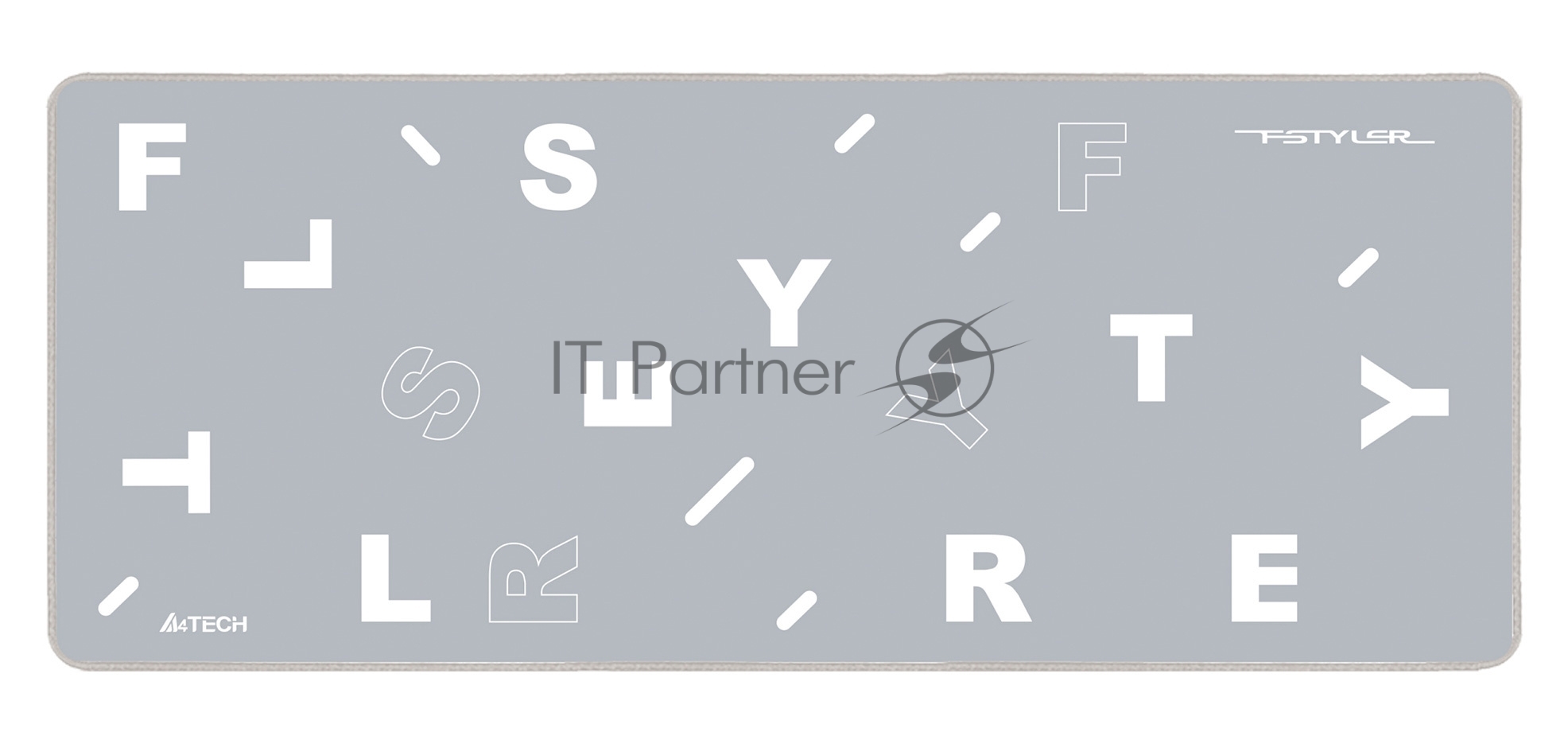 Коврик для мыши A4Tech FStyler FP75 серый/белый 750x300x2мм
