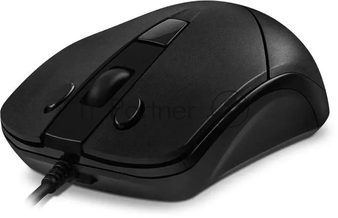 Мышь проводная SVEN RX-100 черный, 4000 dpi, USB, кнопки - 6