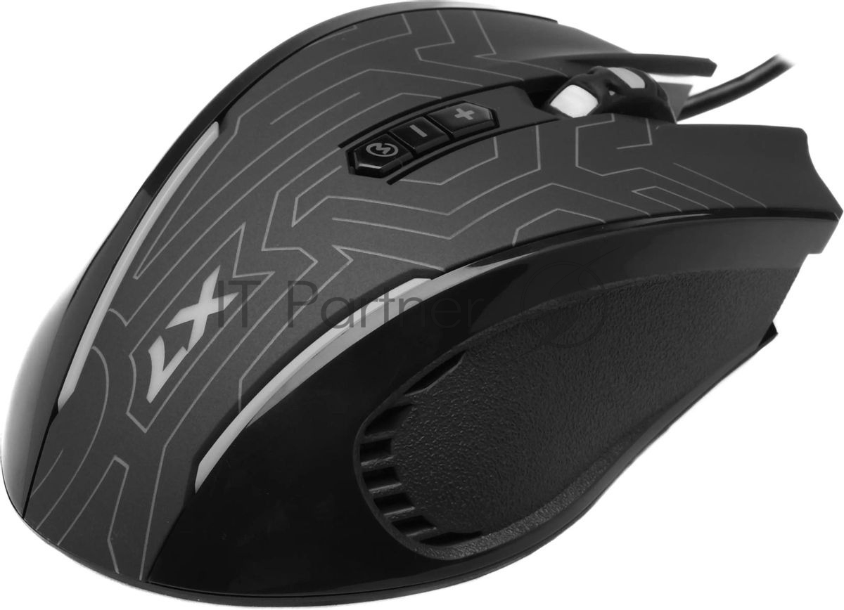 Мышь проводная A4Tech X87 черный, 2400 dpi, USB, кнопки - 8
