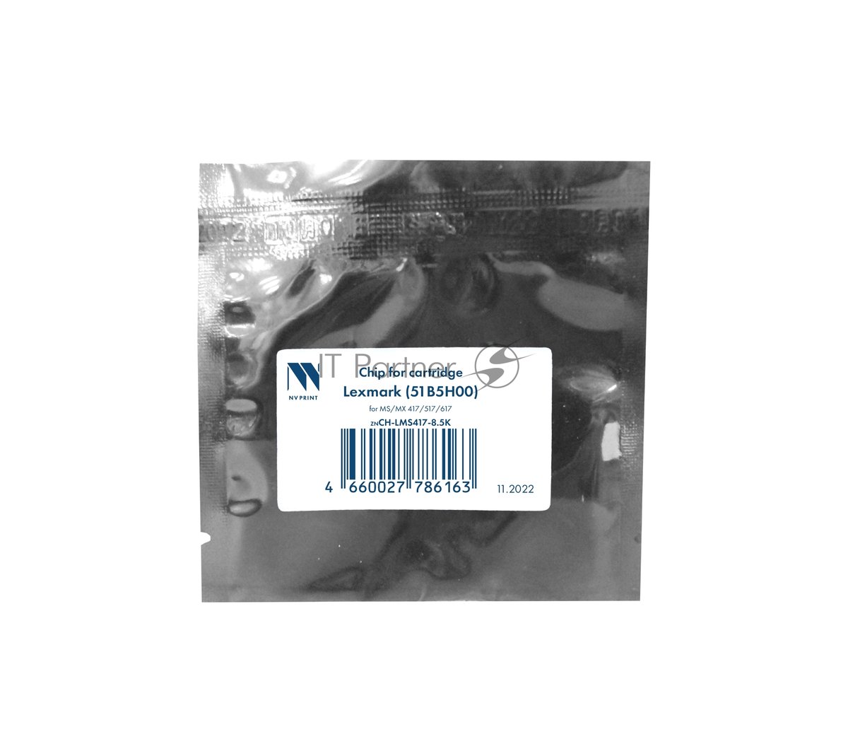 Чип NVPrint Lexmark MS417dn/MX417dn/MS517dn/MX517de/MS617dn/MX617de (51B5H00) черный, 8.5K (CH-LMS417-8.5K)