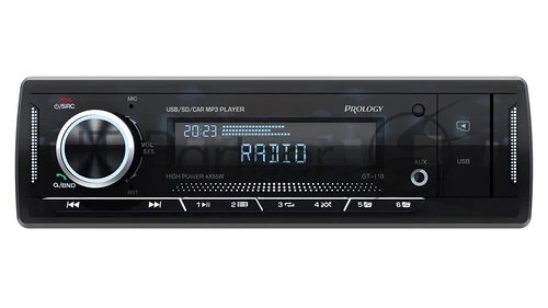 Автомагнитола Prology GT-110, 1 DIN, Bluetooth, USB Type-A, AUX