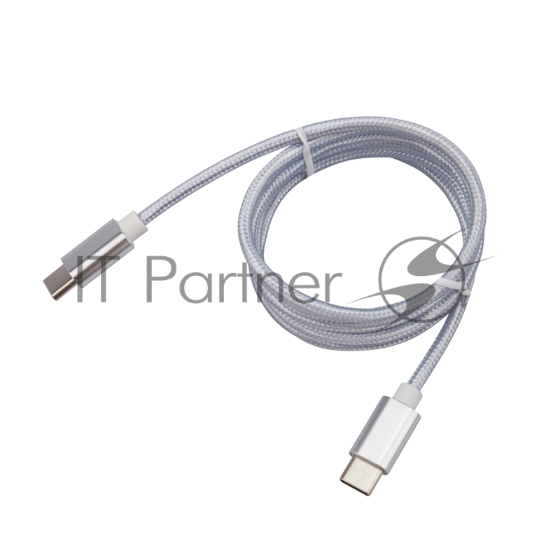 Кабель Rexant Type-C - Type-C 2,4A/1м/PVC/белый