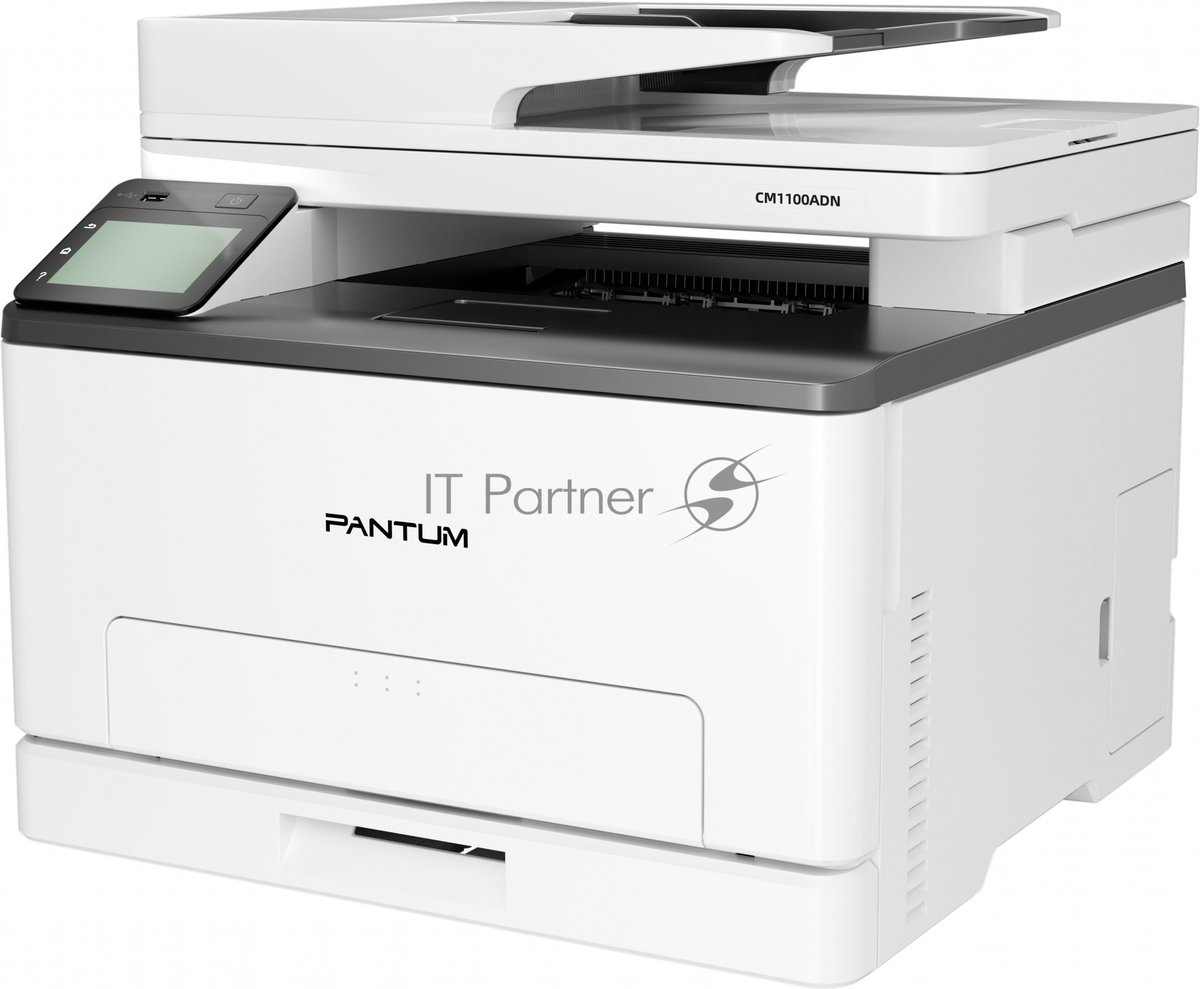 МФУ лазерное Pantum CM1100ADN, A4, цветной, печ. до 18 стр/мин., скан. до 18 стр/мин., 600 x 1200 dpi (печать) 300x300dpi (скан.), USB, RJ-45