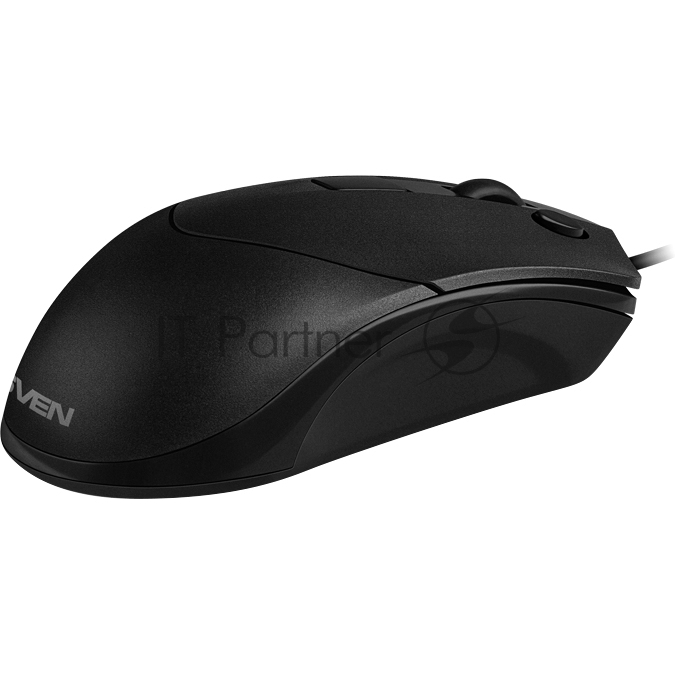 Мышь проводная SVEN RX-100 черный, 4000 dpi, USB, кнопки - 6
