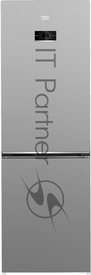 Холодильник Beko B3RCNK362HS серебристый двухкамерный 220/100л морозилка снизу, Total No Frost