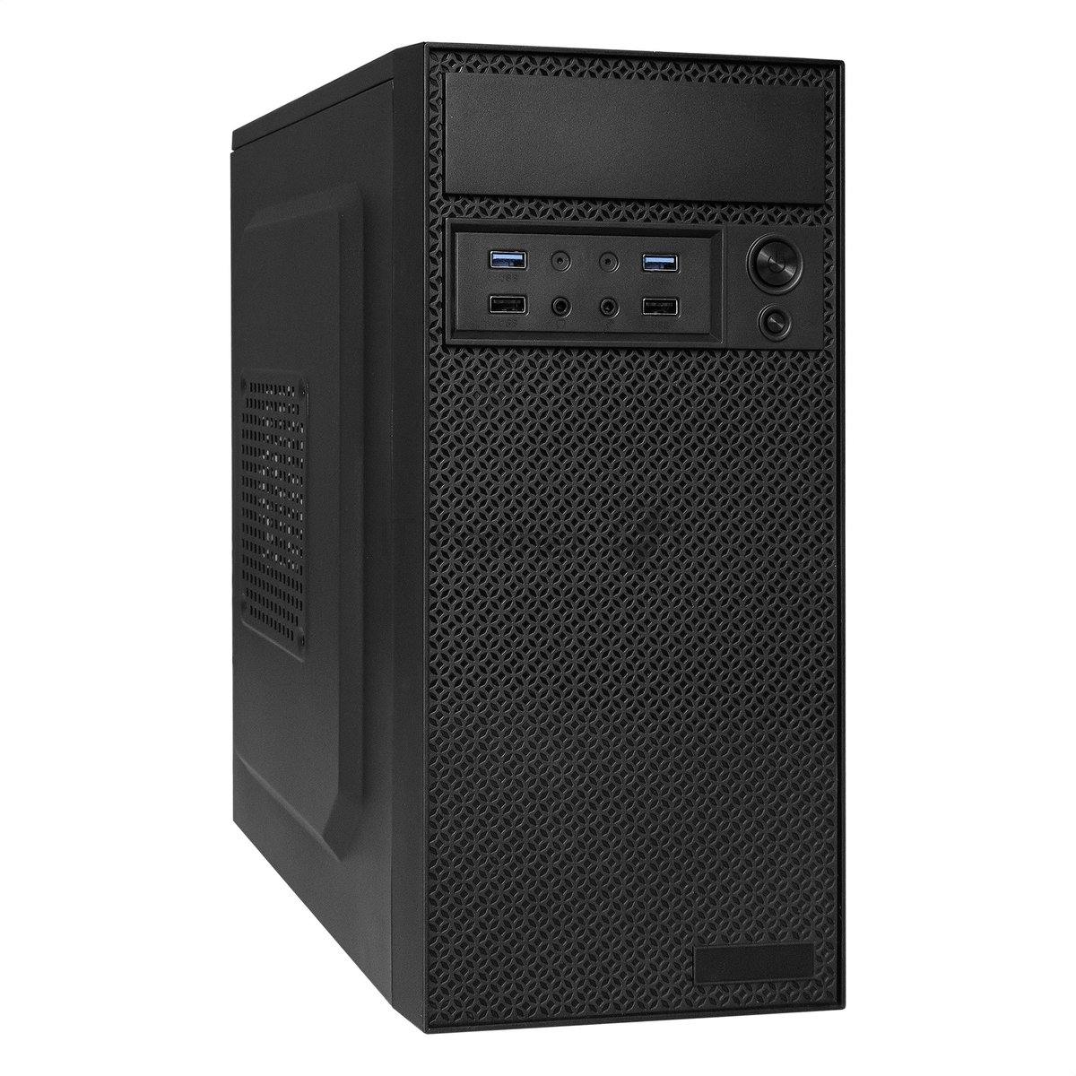 Компьютерный корпус Minitower ExeGate BAA-109U2-UN450 (mATX, БП UN450 с вент. 12см, 2*USB+2*USB 3.0, аудио, черный)