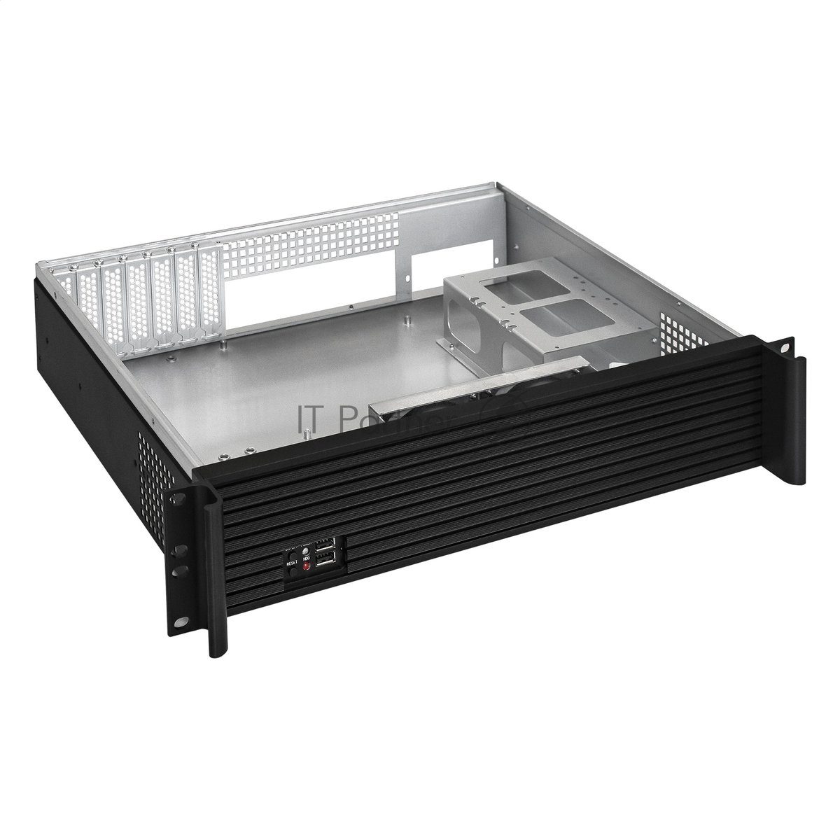 Exegate EX292512RUS Серверный корпус ExeGate Pro 2U350-01 <RM 19", высота 2U, глубина 350, БП 1U-350ADS, USB>