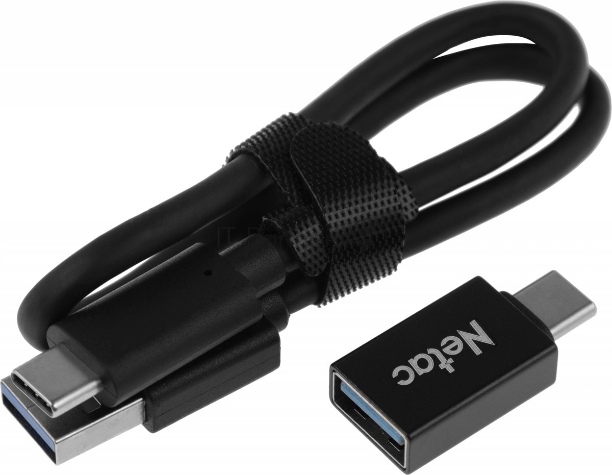 Внешний SSD Netac Z SLIM, 2TB, USB 3.2 Gen 2 Type-C, R/W 550/480, черный