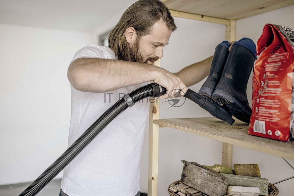 Строительный пылесос Karcher WD 3 P S V-17/4/20 желтый, 1000 Вт, уборка сухая/сбор воды, пылесборник мешок/контейнер, 17 л