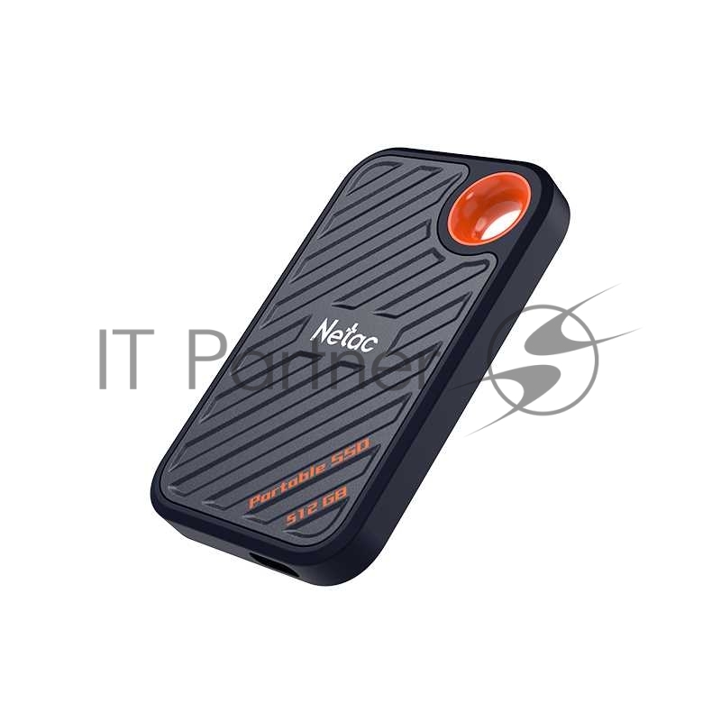 Внешний SSD Netac ZX20, 512 Gb, USB 3.2 Gen 2x2 Type-C, R/W 2000/1800, черный