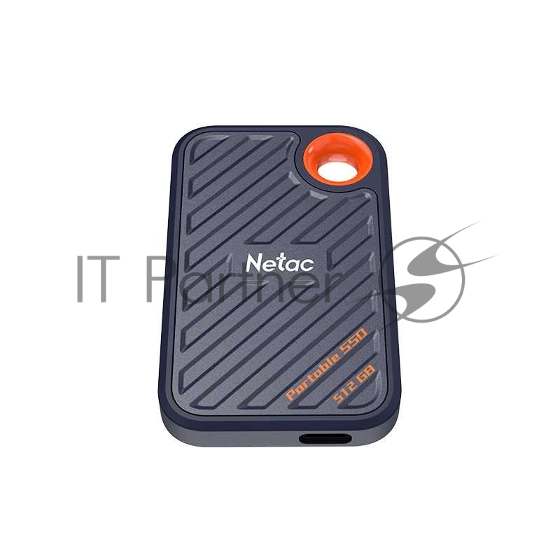 Внешний SSD Netac ZX20, 512 Gb, USB 3.2 Gen 2x2 Type-C, R/W 2000/1800, черный