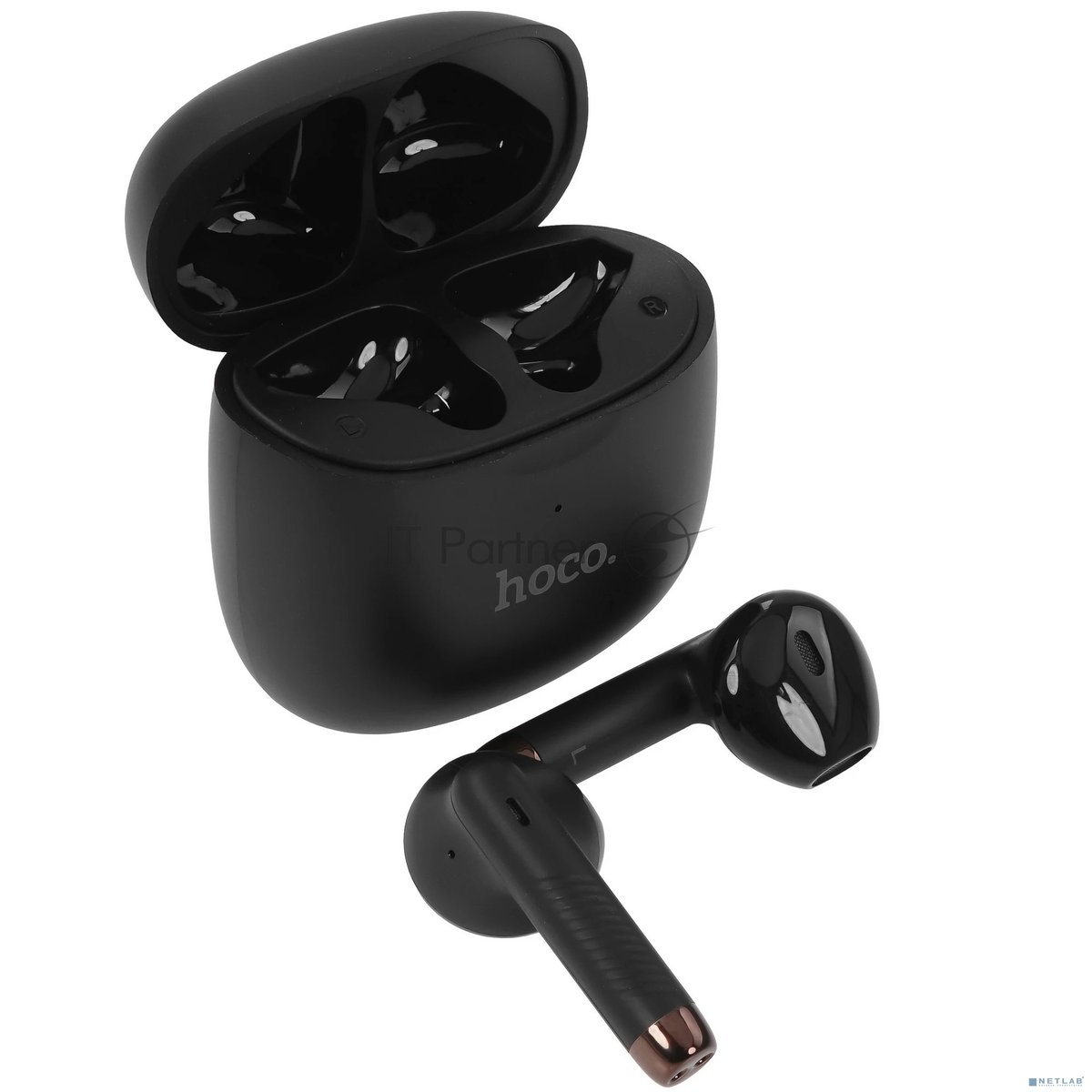 Наушники TWS Hoco ES56 черный, вкладыши, Bluetooth, до 4 ч.