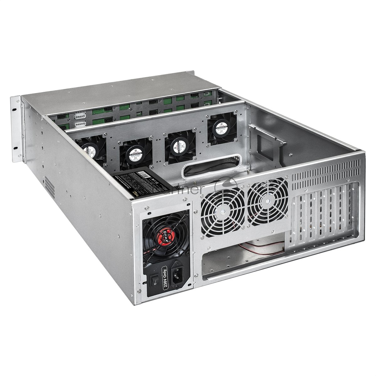 Серверный корпус ExeGate EX292550RUS Pro 4U660-HS24 (RM 19", высота 4U, глубина 660, БП 500ADS, 24xHotSwap, USB)