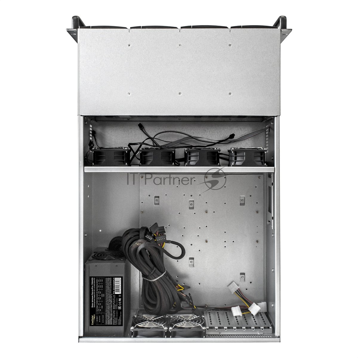 Серверный корпус ExeGate EX292550RUS Pro 4U660-HS24 (RM 19", высота 4U, глубина 660, БП 500ADS, 24xHotSwap, USB)
