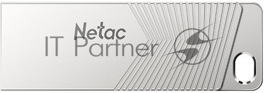 USB накопитель Netac - UM1, USB Type A (USB 3.2 Gen 1), 16 ГБ, цвет серебристый, NT03UM1N-016G-32PN