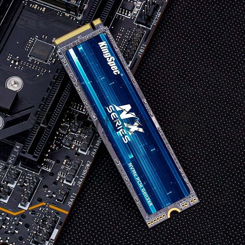 Накопитель SSD KingSpec NX-512, 512Gb, PCIe 3.0 x4, M.2 2280, NVMe, R/W 3400/3100