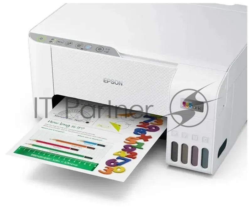 МФУ струйное Epson L3256 (C11CJ67407/C11CJ67414/C11CJ67421/C11CJ67519/C11CJ67504/C11CJ67524/C11CJ67516), A4 цветное, печ. до 10 стр/мин. (ч/б) до 5 стр/мин. (цвет), 1440 x 5760 dpi (печать) 1200x2400dpi (скан.), USB, Wi-Fi