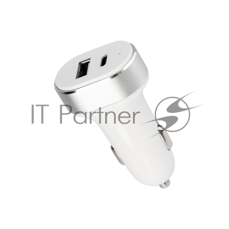 Автозарядка в прикуриватель Rexant АЗУ USB-A+USB-C, 3.1 A белый
