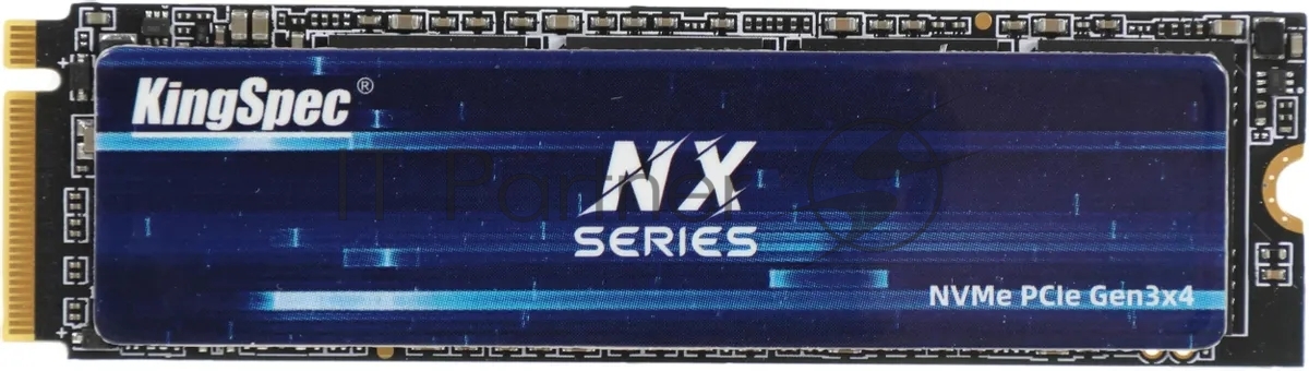 Накопитель SSD KingSpec NX-512, 512Gb, PCIe 3.0 x4, M.2 2280, NVMe, R/W 3400/3100