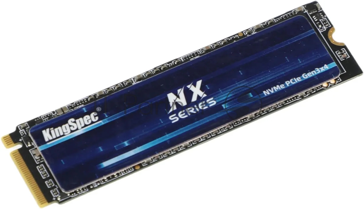 Накопитель SSD KingSpec NX-512, 512Gb, PCIe 3.0 x4, M.2 2280, NVMe, R/W 3400/3100