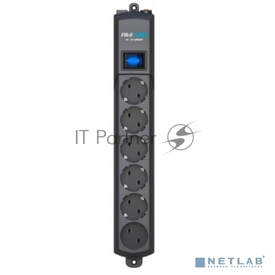 Сетевой фильтр Pilot S Max (5 euros + 1GP), 15A/3.5kVA, automatic, 7 m, graphite