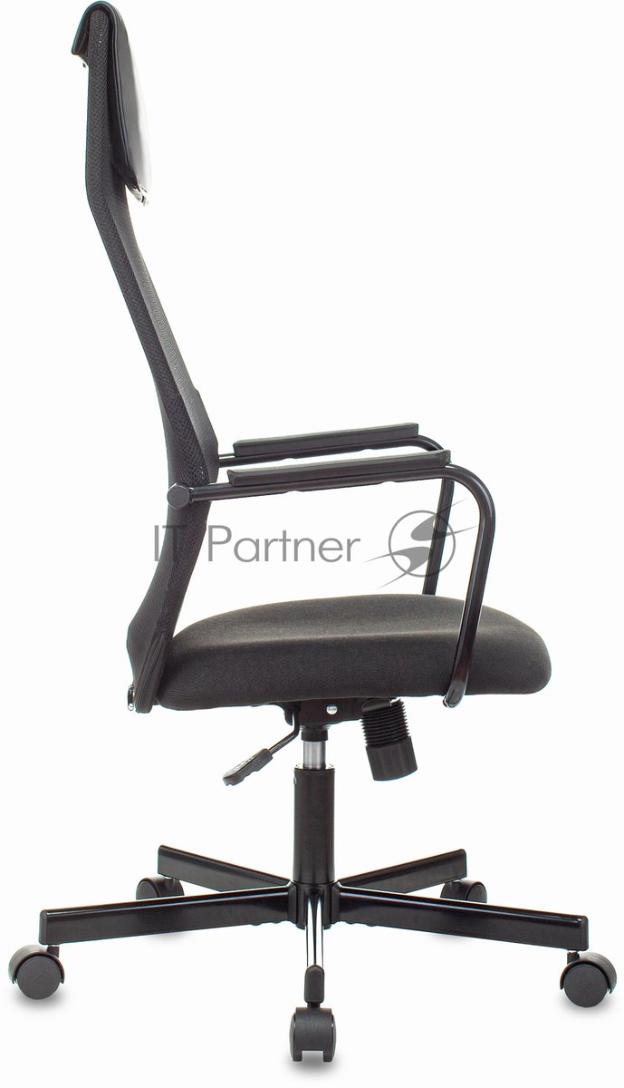 Кресло Бюрократ KB-5M TW-01 3C11 черный, сетка/ткань, 120 кг, механизм качания, с подголовником