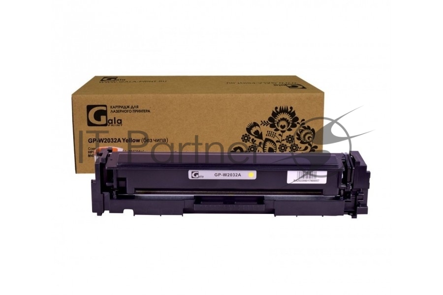 Картридж лазерный GalaPrint GP-W2032A (415A) для принтеров HP LaserJet Pro M454dn/M454dw/M479fdw/M479fnw/M479dw/M479fdn Yellow 2100 копий
