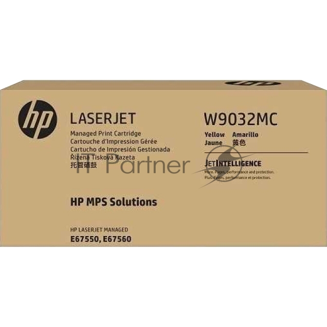 Тонер-картридж HP Yellow Managed MFP E67550/E67560/E67560z/E67660z (28000 стр) ( W9032MC )