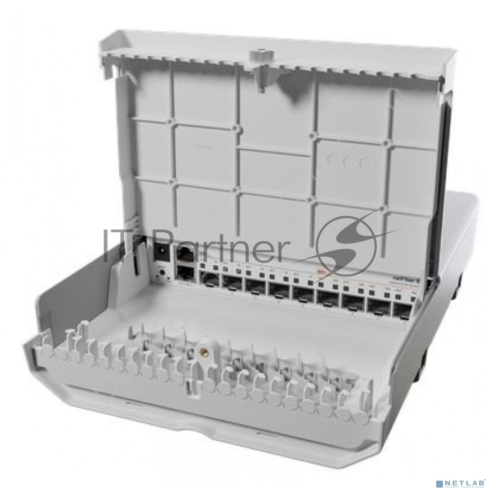 Коммутатор Mikrotik NetFiber 9 CRS310-1G-5S-4S+OUT, 1×1 Гбит/с LAN + 5×1 Гбит/с SFP + 4×10 Гбит/с SFP+, управляемый