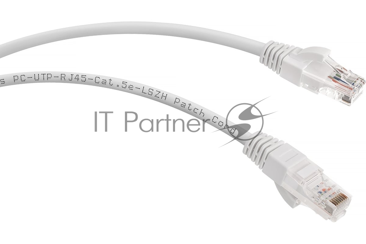 Cabeus PC-UTP-RJ45-Cat.5e-0.15m-WH-LSZH Патч-корд U/UTP, категория 5е, 2xRJ45/8p8c, неэкранированный, белый, LSZH, 0.15м