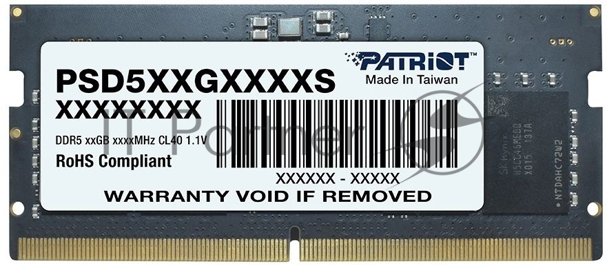 Оперативная память 16GB DDR5 4800MHz Patriot Signature Line SO-DIMM (PSD516G480081S)