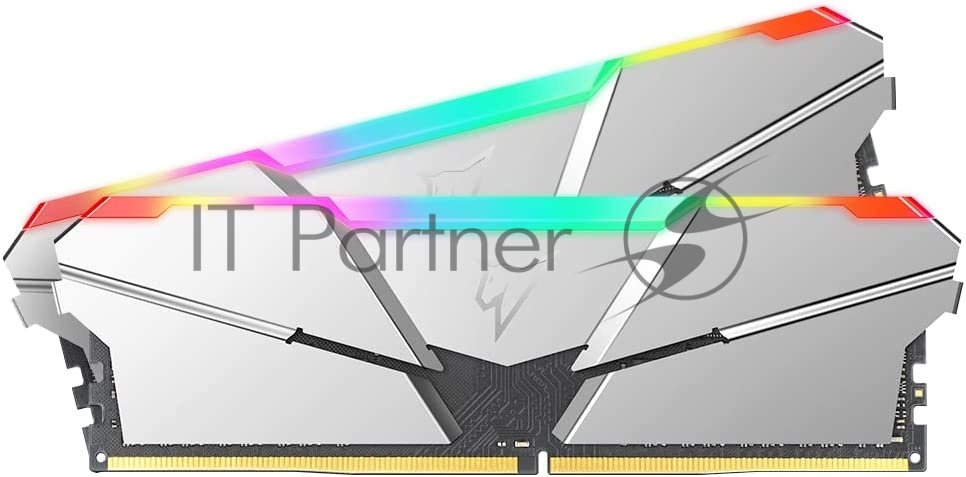 Оперативная память Netac Shadow RGB 16GB (2x8GB) DDR4-3200 (PC4-25600) C14 14-16-16-36 1.35V XMP Dual DIMM Kit Silver