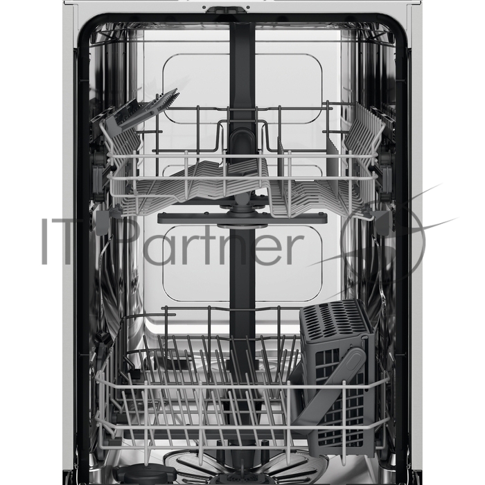 Встраиваемая посудомоечная машина Electrolux EEA22100L, черный, 44.6 см, 9 компл., 47 дБ, класс A+++