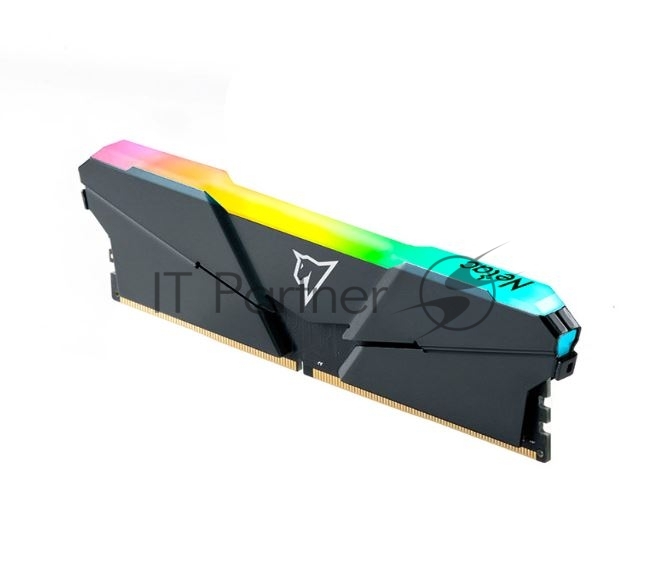 Оперативная память NETAC Shadow, DDR4, 16GB (1x16GB), 3200MHz, CL16, DIMM, с радиатором, RGB, серый