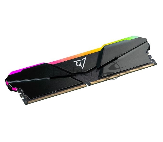 Оперативная память NETAC Shadow, DDR4, 16GB (1x16GB), 3200MHz, CL16, DIMM, с радиатором, RGB, серый