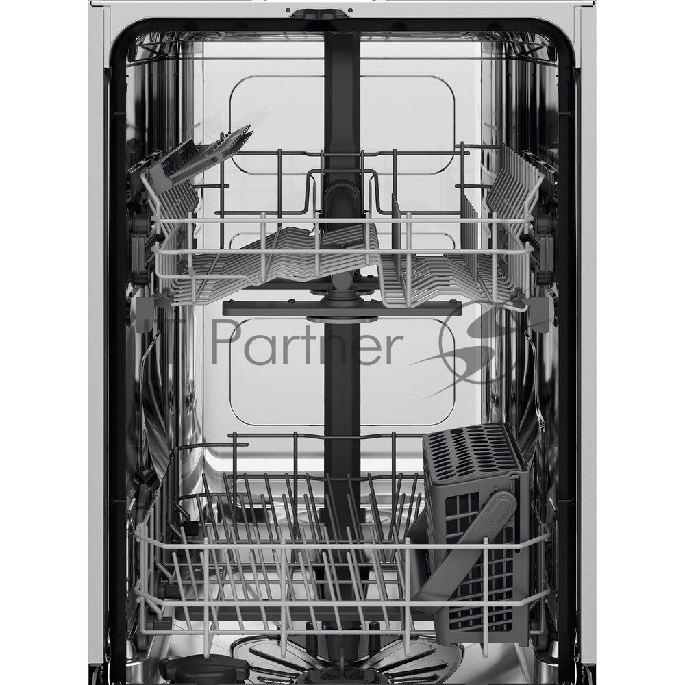Встраиваемая посудомоечная машина Electrolux EEA22100L, черный, 44.6 см, 9 компл., 47 дБ, класс A+++