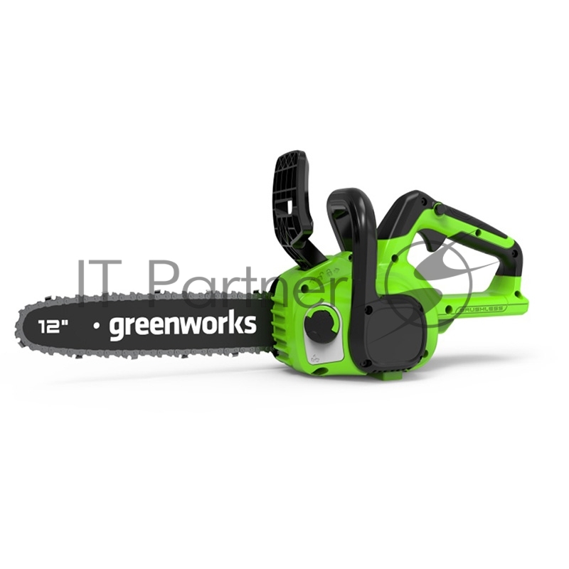 Цепная пила аккумуляторная GreenWorks GD24CS30K2, 24V, 30см, бесщеточная, c АКБ 2 А·ч и ЗУ (2007007UA)